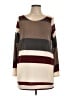 Coco And Main Color Block Brown Pullover Sweater Size L - photo 1