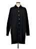 Unbranded Black 3/4 Sleeve Button-Down Shirt Size M - photo 1