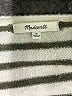 Madewell Stripes Ivory Cardigan Size M - photo 7