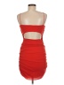 Shein 100% Polyester Red Cocktail Dress Size M - photo 2