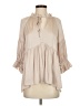 Love Token 100% Polyester Tan 3/4 Sleeve Blouse Size XS - photo 1
