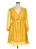 Shein 100% Polyester Yellow Casual Dress Size 0X - photo 1