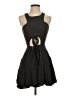 Cameo Solid Black Cocktail Dress Size 4 - photo 1