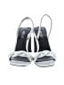 ABound White Silver Sandals Size 6 - photo 2