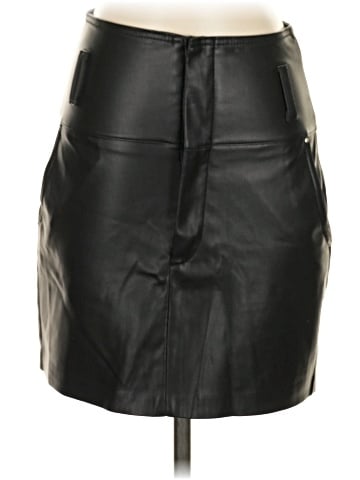 Bershka Faux Leather Skirt (view 1)