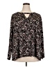 Emaline Woman Black Long Sleeve Blouse Size 3X - photo 1