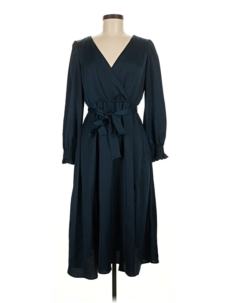 Pre-owned Just Taylor Just... Taylor Casual Dress In Blue