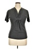 Voice Gray Short Sleeve Top Size 1 - photo 1