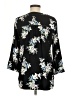 41Hawthorn 100% Polyester Floral Black 3/4 Sleeve Blouse Size M - photo 2