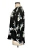 41Hawthorn 100% Polyester Floral Black 3/4 Sleeve Blouse Size M - photo 5