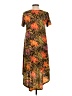 Lularoe Paisley Orange Casual Dress Size XXS - photo 2