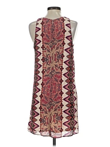 Lavender Brown Sleeveless Silk Top (view 2)