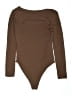 REORIA Solid Brown Bodysuit Size S - photo 2