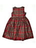 Laura Ashley 100% Polyester Plaid Red Dress Size 6X - photo 2