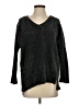 Romeo & Juliet Couture 100% Polyester Metallic Black Pullover Sweater Size S - photo 1