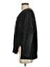 Romeo & Juliet Couture 100% Polyester Metallic Black Pullover Sweater Size S - photo 5