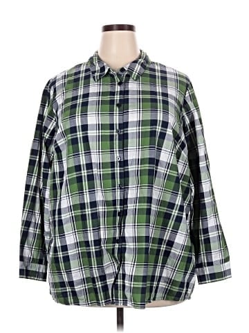 Joan Rivers 3/4 Sleeve Button-Down Shirt (view 1)