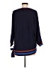 bl^nk Animal Print Blue Pullover Sweater Size M - photo 2