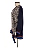 bl^nk Animal Print Blue Pullover Sweater Size M - photo 5