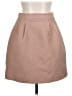 H&M Chevron-herringbone Tan Formal Skirt Size 10 - photo 1