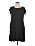 Mystree Solid Black Casual Dress Size L - photo 1