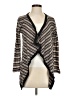 Buttons Brown Black Cardigan Size S - photo 1