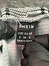 Shein Houndstooth Gray Dress Pants Size 4 - photo 7