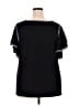 Max Studio Black Short Sleeve Top Size 3X - photo 2