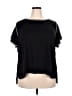Max Studio Black Short Sleeve Top Size 3X - photo 1