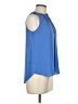 Kay Celine 100% Polyester Blue Sleeveless Blouse Size M - photo 4
