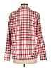 Lands' End 100% Polyester Plaid Red Pullover Sweater Size 10 - 12 - photo 2