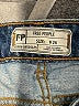 Free People Color Block Blue Jeans Size 26 waist - photo 3