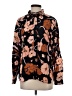 J.Crew Floral Brown Long Sleeve Blouse Size 3 - photo 1