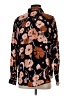 J.Crew Floral Brown Long Sleeve Blouse Size 3 - photo 2