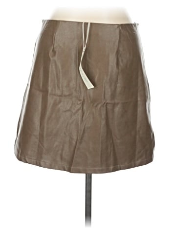She + Sky Faux Leather Skirt (view 1)