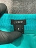 J.Crew 100% Wool Color Block Teal Wool Skirt Size 0 - photo 4