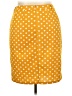 Kate Kasin Polka Dots Yellow Casual Skirt Size XXL - photo 2