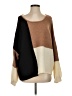 by the River Color Block Brown Pullover Sweater Size Sm - Med - photo 1