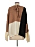 by the River Color Block Brown Pullover Sweater Size Sm - Med - photo 2