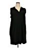 MICHAEL Michael Kors Solid Black Casual Dress Size 2X - photo 1