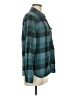 Assorted Brands Plaid Teal Long Sleeve Button-Down Shirt Size M - photo 4