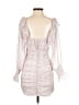 Storia 100% Polyester Floral Paisley Pink White Cocktail Dress Size S - photo 2