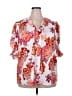 Unbranded 100% Polyester White Short Sleeve Blouse Size 2X - photo 1