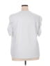 Unbranded Gray White Short Sleeve Blouse Size 4X - photo 2
