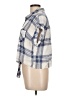 Rails Plaid Blue Short Sleeve Blouse Size L - photo 5