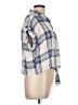 Rails Plaid Blue Short Sleeve Blouse Size L - photo 4