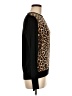 Equipment 100% Wool Animal Print Black Sweater Vest Size M - photo 4