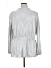 Jolie & Joy 100% Polyester Silver Long Sleeve Blouse Size 1X - photo 2