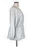 Jolie & Joy 100% Polyester Silver Long Sleeve Blouse Size 1X - photo 4