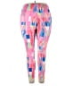 Unbranded 100% Polyester Color Block Pink Active Pants Size 3X - photo 1